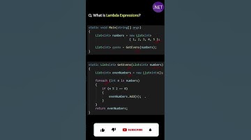 What is Lambda Expressions ?