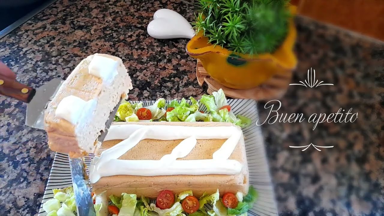 Pastel de PUERROS y LANGOSTINOS 