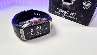 картинка: Плюнул на Amazfit и Взял 3D AMOLED Армейские Часы ip68! ⚡Новинка Kospet Tank X1