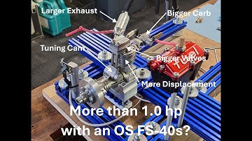 How to boost the performance of a OS FS-40s? RC engine bore up-sizing and tuning project Part 6