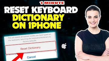 How to Reset Keyboard Dictionary on ANY iPhone 2024