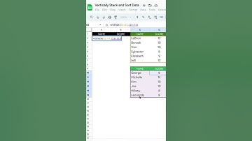 How to Sort 2 Ranges of Data in #googlesheets
