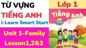 Từ vựngTiếng Anh Lớp 1 i Learn Smart Start Unit 1 Family #học từ vựng tiếng Anh