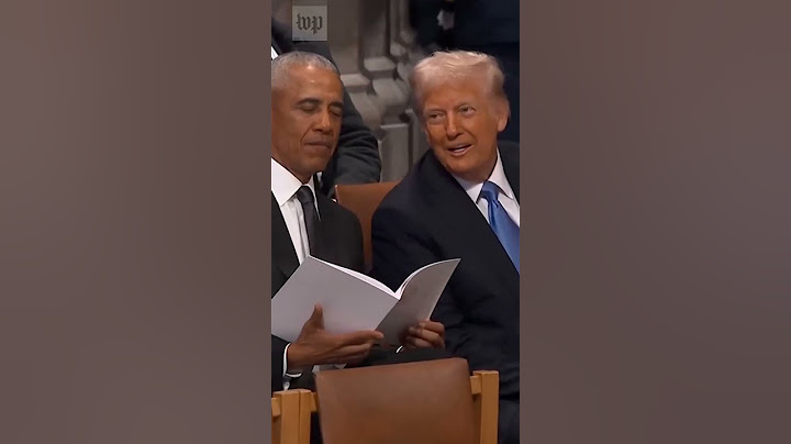 Trump greets Pence, Obama at Carter funeral service