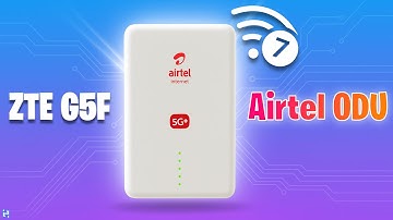 Airtel 5G Router (ZTE G5F) Speed + CODM Test & Review