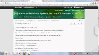 database assignment three