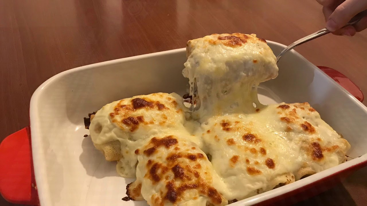 Tavuklu krep bohça / Lezzet bombası / Ana yemek tarifi