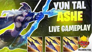 Yun Tal Ashe BIG DAMAGE LATE GAME! - Wild Rift HellsDevil Plus Gameplay