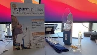 mypurmist free  Cordless Ultrapure Steam Inhaler Review Does it work? Pros/Cons