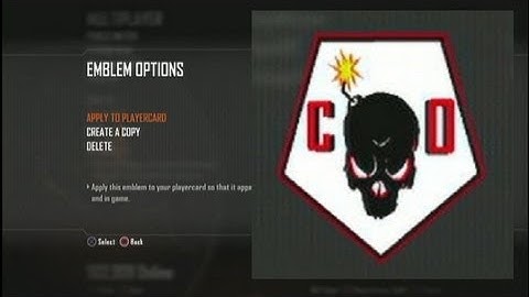Awesome Call of Duty Black Ops 2 Bomb Emblem Tutorial