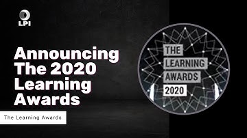 Announcing The Learning Awards 2020 | The Learning and Performance Institute