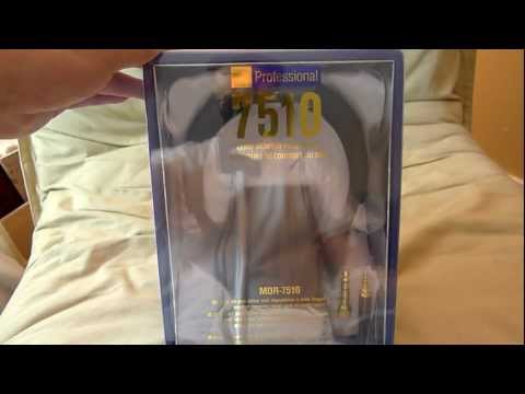 "First Look" Sony MDR-7510 headphones unboxing