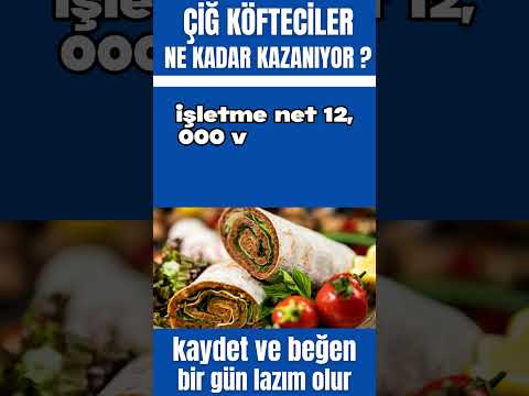 ÇİĞ KÖFTECİLER NE KADAR KAZANIYOR ? #shorts #çiğköfteci #parakazanma