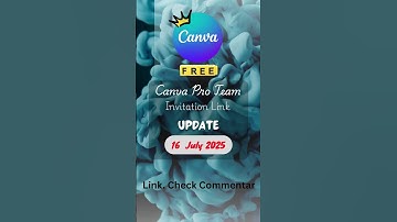 Canva pro team Invite link today | how to get canva pro for free 2025  #canva