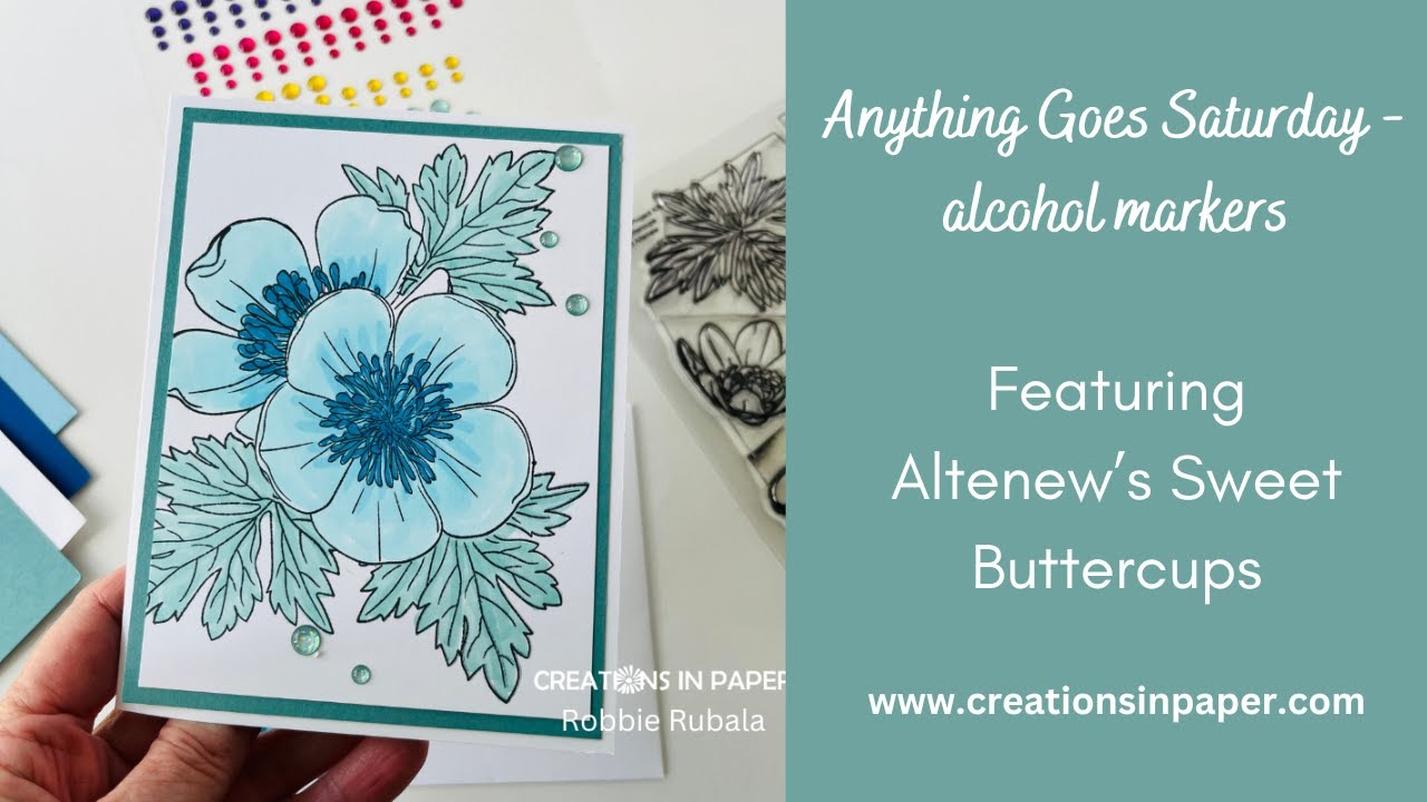 Anything Goes Saturday - alcohol markers - YouTube