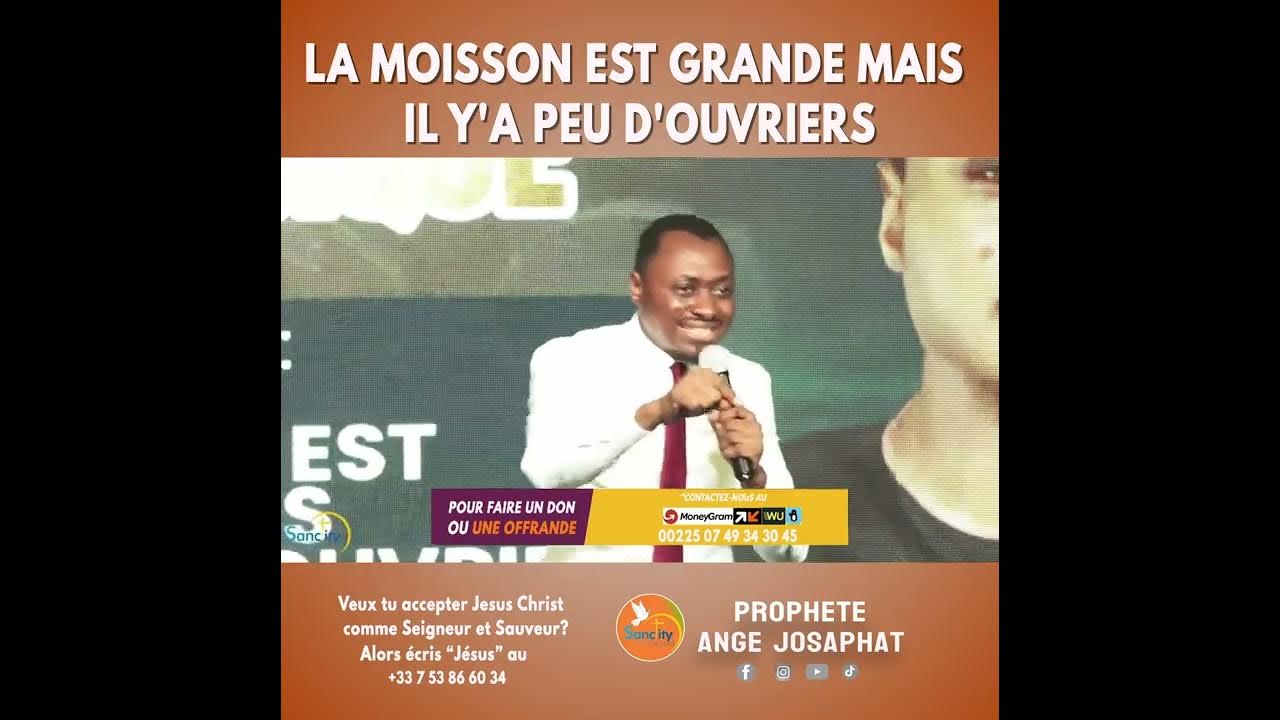 LA MOISSON EST GRANDE MAIS IL Y'A PEU D'OUVRIERS YouTube