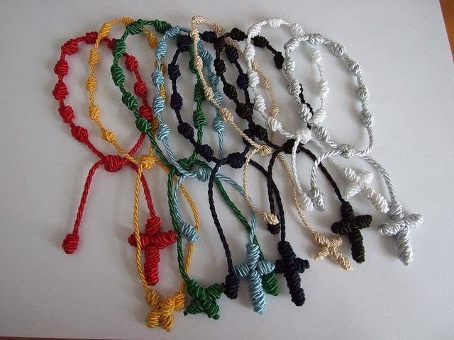 Como hacer un decenario [FACIL] pulsera de Sara Carbonero y Shakira YouTube