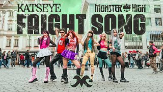 [COSPLAY DANCE IN PUBLIC | ONE TAKE] | KATSEYE 'Monster High Fright Song' Cover + Choreo | maenix