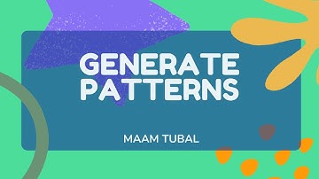 GENERATE PATTERNS | MATHematics 10 | QUARTER 1| GRADE10 @maamtubal7568
