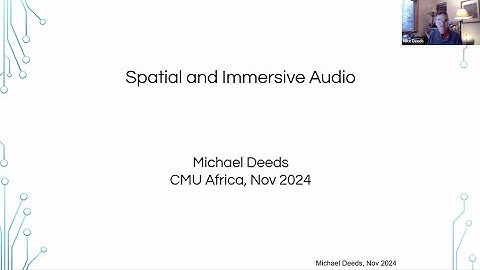 Spatial Audio for VR and AR