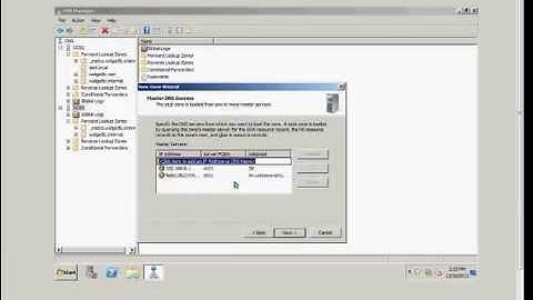 How to Create a Windows 2008 Stub Zone in DNS Manager