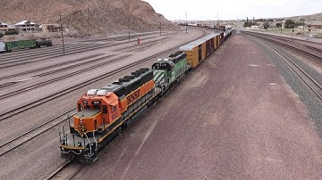 Compilation 152 BNSF Videos Needles & Cajon Sub Manifest Auto Rack Double Stack