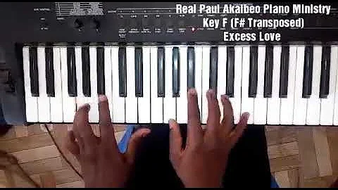 Mercy Chinwo - Excess Love Reggae Piano Bass lines and Chords