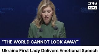 Zelenskiy's Wife Lady Olena Zelenska Delivers Emotional Speech at Ukraine Recovery Conference |AC1B