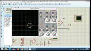 Design ±5V and ±12V regulated power supply using Proteus