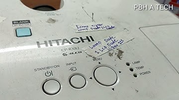 #CP-RX82 projector # How to install new lcd