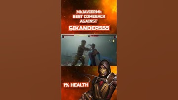 1% HEALTH COMEBACK VS  SIKANDER SUBZERO!!!