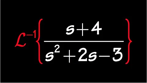inverse laplace transform, example#4, with partial fraction