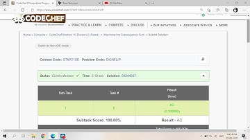 Maximise the Subsequence Sum Codechef answer
