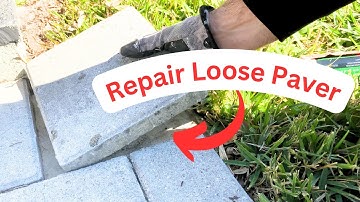 Repair Loose Paver on Steps or Concrete | Attach Paver, Brick to Steps | Adhere Masonry to Concrete