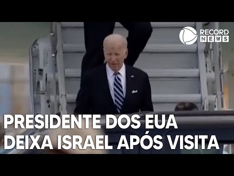 Presidente dos EUA deixa Israel após visita-relâmpago