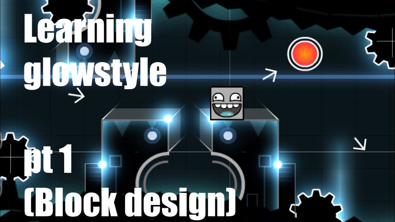 My first glow experience- Geometry Dash SpeedBuild - YouTube