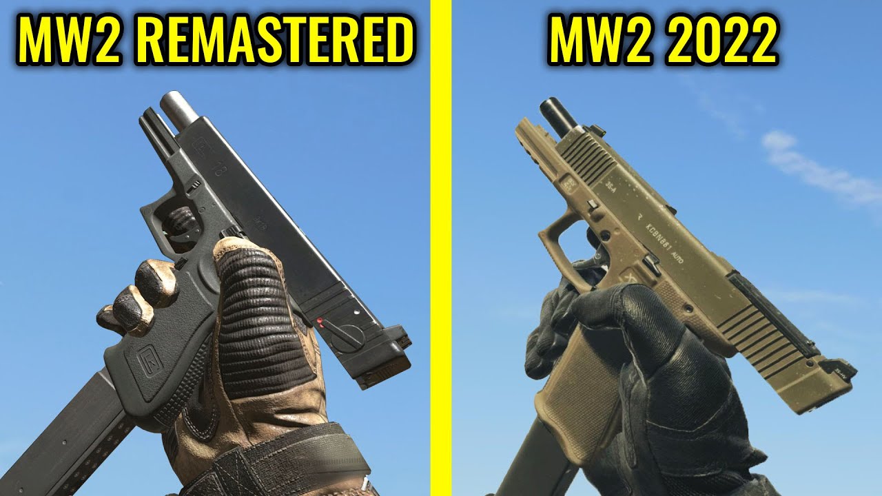 Call of Duty Modern Warfare 2 Remastered vs CoD Modern Warfare 2 (2022) Oil  Rig Mission Comparison 