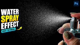 How to Create a Realistic WATER SPRAY Effect in Photoshop | Easy Tutorial
