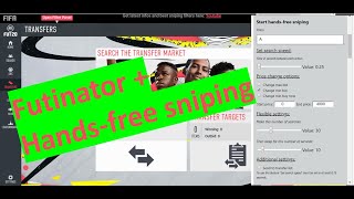Futinator + for Fifa 20 FUT | Hands-free sniping (automated version) screenshot 5