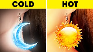 Cool DIY Jewelry & Mini Crafts || Hot vs Cold Challenge for Crafty People