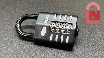 Squire CP50 Combination Padlock Blind Decoded
