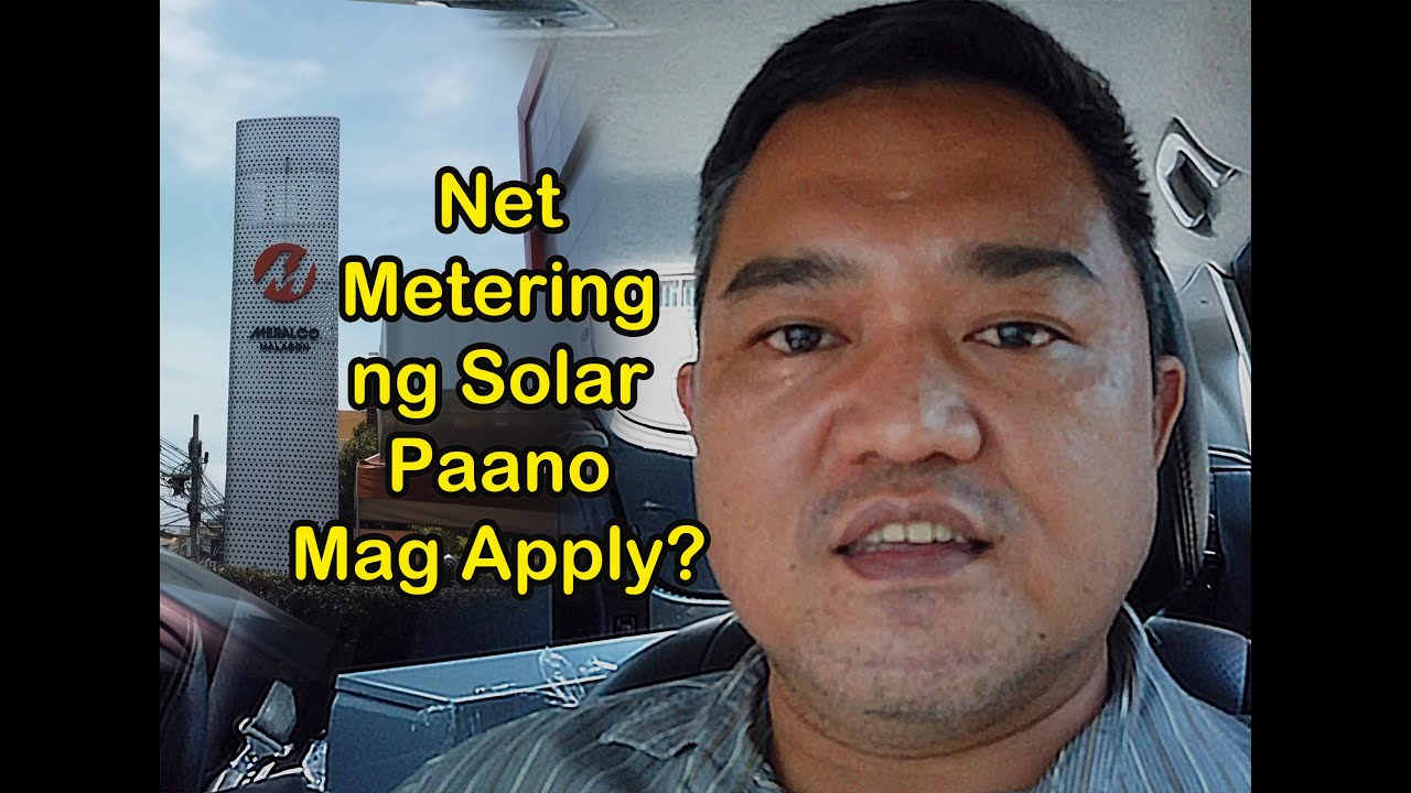 How to apply for SOLAR NET METERING with meralco YouTube