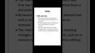 Html Del Tag S Code Hub