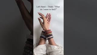 Left vs Right Hand for Crystal Bracelets | How to Wear Crystal Bracelets #chakrabracelets #crystals