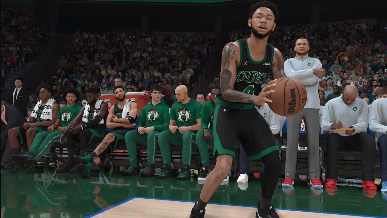 NBA 2k26 Franchise Boston Celtics 54-6 🆚 Milwaukee Bucks 25-35 regular season game!