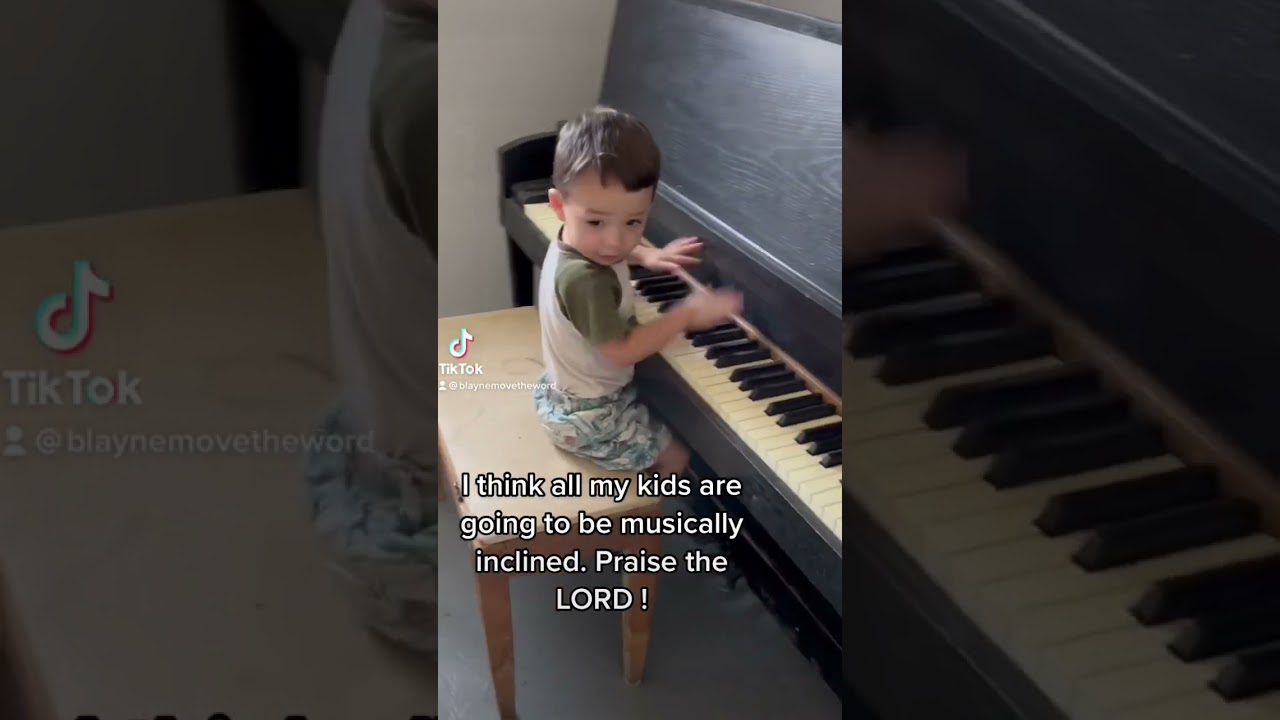 I think all my kids are going to be musically inclined. Praise the LORD !