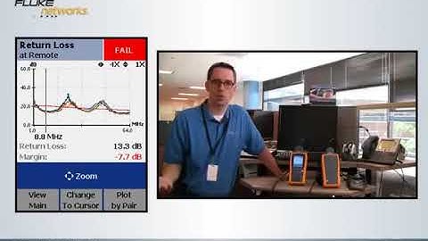 Water in the cable causes a Return Loss failure (DTX CU 204) - By Fluke Networks