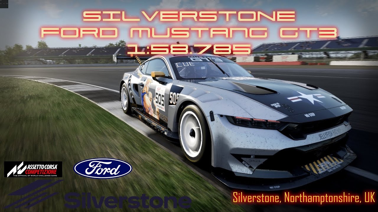 [ACC] Silverstone 1:58.785 (PB) - Ford Mustang GT3 - YouTube