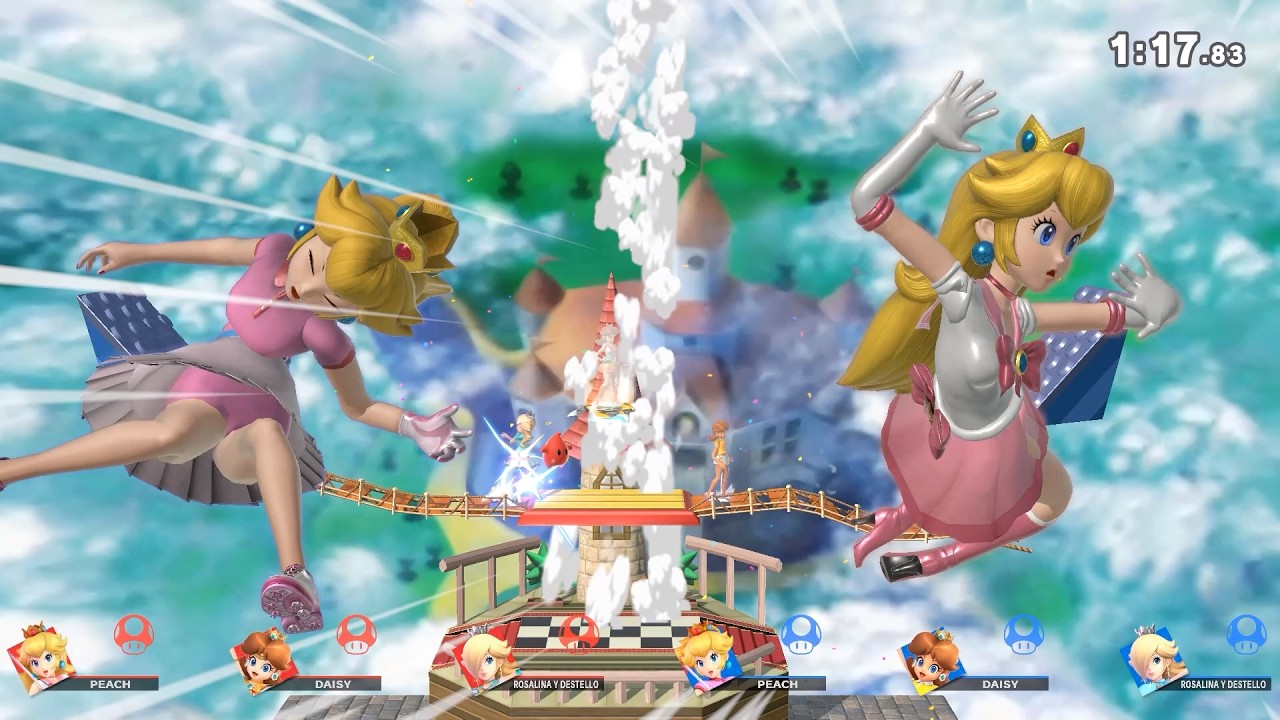 SSBU Mods: Team Sailor Scout vs Team Golf Rush Princesses Battle (Only Blast and Screen KO)