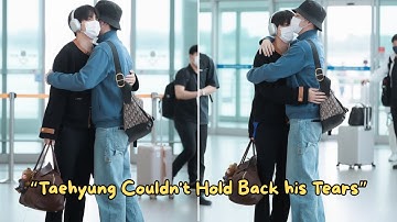 Heartwarming Moment! Jimin Hugs TAEHYUNG at the Airport While Crying—What Really Happened?